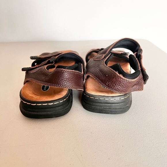 Dr.Scholl’s Men’s Gus Sandals Brown Leather Fisherman Strap Sandals Size 13 main image 4